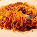 トラットリア タンタボッカ - 黒毛和牛のミートソースのスパゲッティ(大盛り)