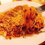 トラットリア タンタボッカ - 黒毛和牛のミートソースのスパゲッティ(大盛り)