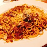 トラットリア タンタボッカ - 黒毛和牛のミートソースのスパゲッティ(大盛り)