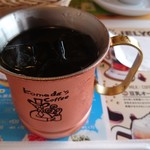 珈琲所コメダ珈琲店 - 金のアイスコーヒー540円