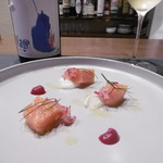 イル・チェントリーノ - キングサーモン、白ボトル