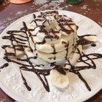 Satoyama Cafe - チョコバナナパンケーキ