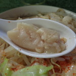 ラーメン二郎 - 上品な味のあぶら、醤油ダレをかけてみるべきだったかな？