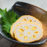 個室 肉炉端居酒屋 九州うまか屋 - 料理写真:辛子蓮根