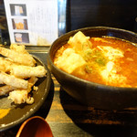 山元麺蔵 - 香味油の赤い麺蔵スペシャル