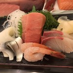 Nihombashi Sushi Tetsu - 刺身の盛り合わせ