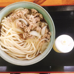 かざしうどん - 肉ぶっかけ冷、中です。（2019.8 byジプシーくん）