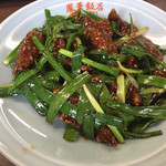 鳳華飯店 - 韮が負けてません！シャキシャキでした。