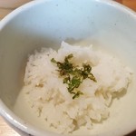 麺屋 さくら井 - 「お茶漬け」用のご飯(2019年8月16日)