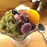 カフェアンドショップ ロータスランド - 2019/08/16
      氷クリームあんみつ （多分280円）