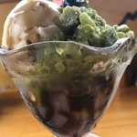 カフェアンドショップ ロータスランド - 2019/08/16
      氷クリームあんみつ （多分280円）