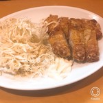 Ebisu - 肉の唐揚げ ミルフィーユの竜田揚げ的な。味しっかり美味しい