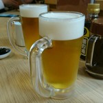 Katsuretsuan - 『生ビール（中）』　600円 + tax  2杯