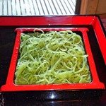 会席そば 草庵 - 青紫蘇蕎麦