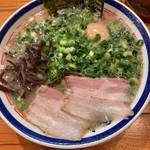 田中商店 - ねぎらーめん 850円  味付玉子 120円