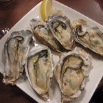 殻付きカキのオーブン焼き