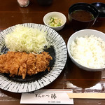 とんかつ 椿 - ロース定食（1550円）