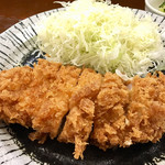 とんかつ 椿 - ロース定食（1550円）