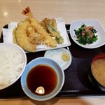 天丼てんや - 新オールスター天ぷら定食