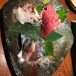 旬酔基じ - 違う日のお刺身盛り合わせ♬