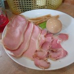 ラーメン 虎一番 - 冷やしスダチラーメンの具