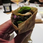 レフェルヴェソンス - 旅、記憶～鮎・蕎麦粉のガレット・夏のハーブと蓼酢