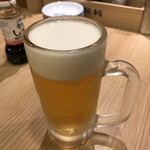 かっぽうぎ - 2019年8月14日  生ビール 390円