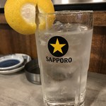 大衆食堂 むらやま屋 - 190814水　東京　大衆食堂むらやま屋新小岩店　レモンサワー190円