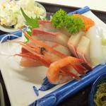 お食事処 みず - 日替わり定食＆刺し身