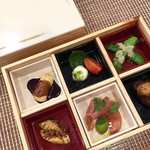 Porcupine - OBENTOランチの前菜例