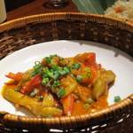 蓮香 - ナスとトマト　ウイグル族の家庭風<家常双茹>