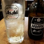 新橋やきとん - 中焼酎：195円+税