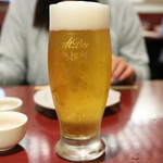 かき名庵 - 生ビール中（アサヒ）