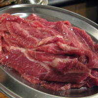 焼肉ホルモン 稲田 - 牛ホホ肉