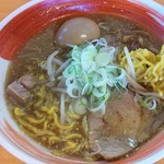 麺屋 朱雀 - 正油ラーメン＋半熟玉子