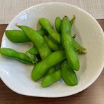 蕎麦処 虹庵 - 枝豆(サービス)