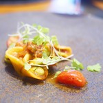 ristorante misola - ルマーケ（タコと枝豆、フェンネル、トマト煮込み）