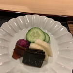 津の守坂 小柴 - 香の物