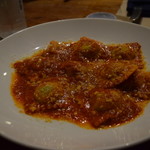 Trattoria - 1905_Trattoria Sanur_RAVIOLI RICOTTA SPINACH@79,000Rp(自家製ほうれん草のラビオリ トマトバジルソース)