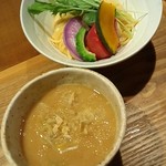 麺処 竹川 - 無添加つけ麺（中）９８０円