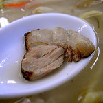 富白 - チャーシュー＠鶏塩タンメン（700円）