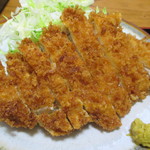 居酒屋やしろ - 「ロースかつ定食」（800円）