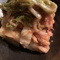 炭火焼肉 ふちおか - 白菜キムチ/浅漬けですが旨味はタップリ