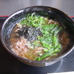 手打 神代そば - 釜揚げ（北海道産）５４０円＋せり１００円