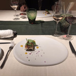 坐漁荘 - ＊ 穴子とフォアグラ  南国のピューレ