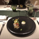 坐漁荘 - ＊ 旬野菜とフロマージュブラン  キャビアドオーベルジーヌ