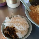 ラーメンショップ 椿 玉造店 - 半ライスをアップw