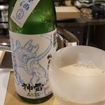 馳走 啐啄一十  - お酒②神雷　夏　純米生原酒(広島)
      米種:広島県産八反錦60%精米
      氷温貯蔵の夏生原酒は透き通る香り心地よい酸味と優しい旨みが特徴