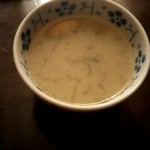 燻製Dining OJIJI - お会計時にシジミのお味噌汁を頂きました♪