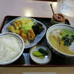 この味めん - この日の「日替わり定食」650円